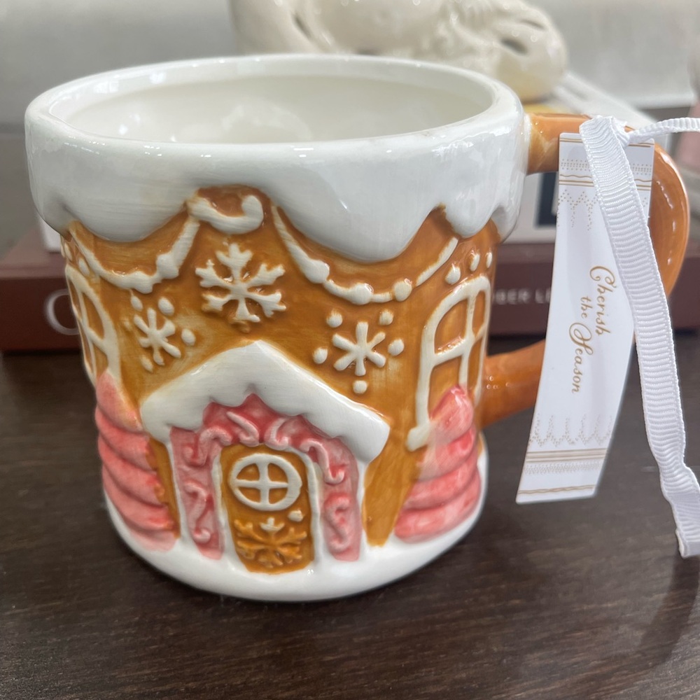 Ceramic gingerbread mug
